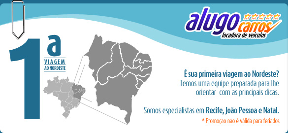  sua primeira viagem ao Nordeste?
Temos uma equipe preparada para lhe 
orientar  com as principais dicas.

Somos especialistas em Recife, Joo Pessoa e Natal.